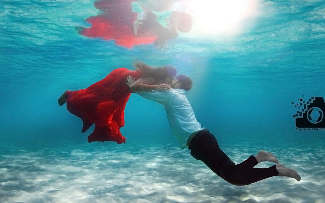 Underwater Pre wedding shoot !