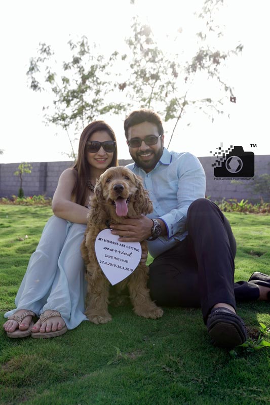 Pre wedding shoot ideas pet love