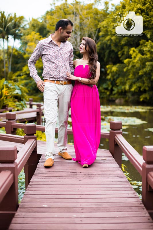 overseas pre wedding shoot walk