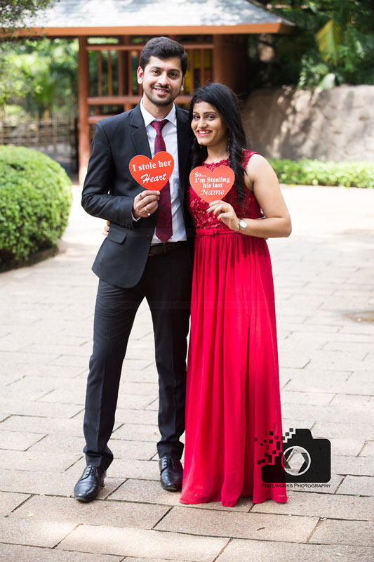 pre wedding shoot at okayama garden two hearts