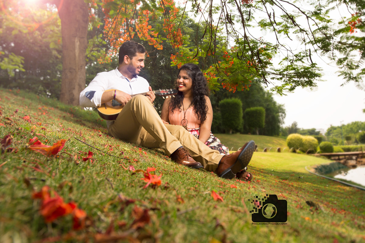 best pre wedding shoot guitar love