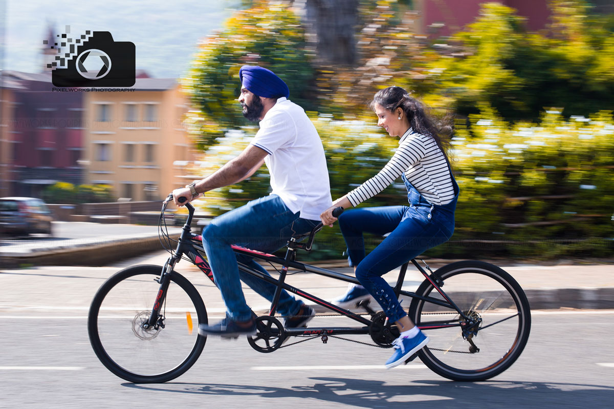 Punjabi pre wedding shoot cycle