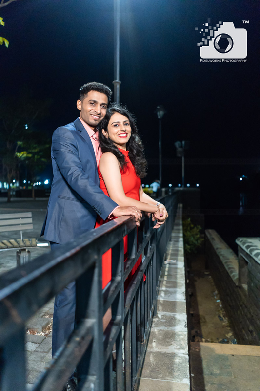 Night pre wedding shoot lavasa