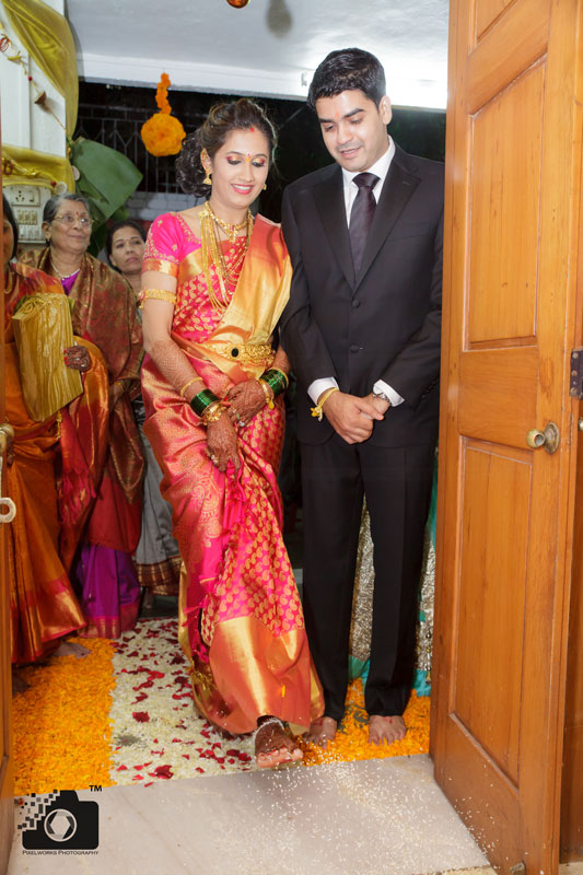 Marathi wedding reception dress discount