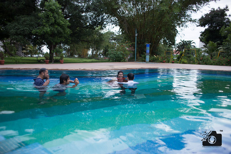 underwater pre wedding shoot behind the scene