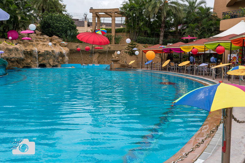 pool party at Corinthians Resort
