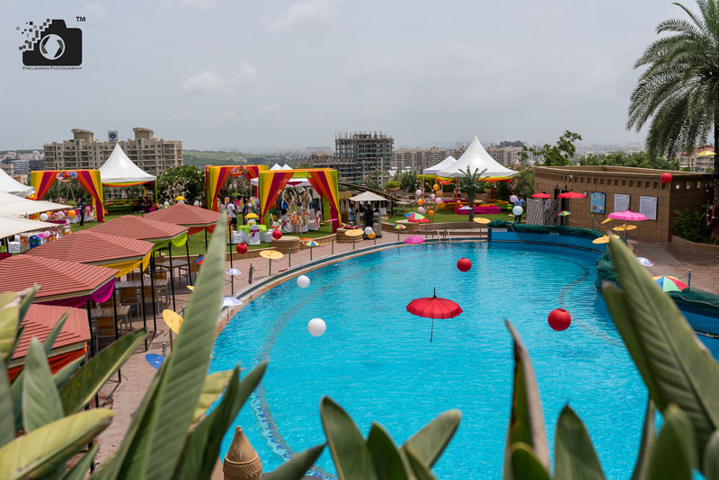 pool party at Corinthians Resort