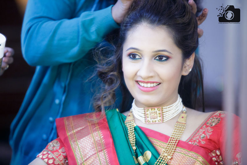 Marathi wedding photographer simple bride