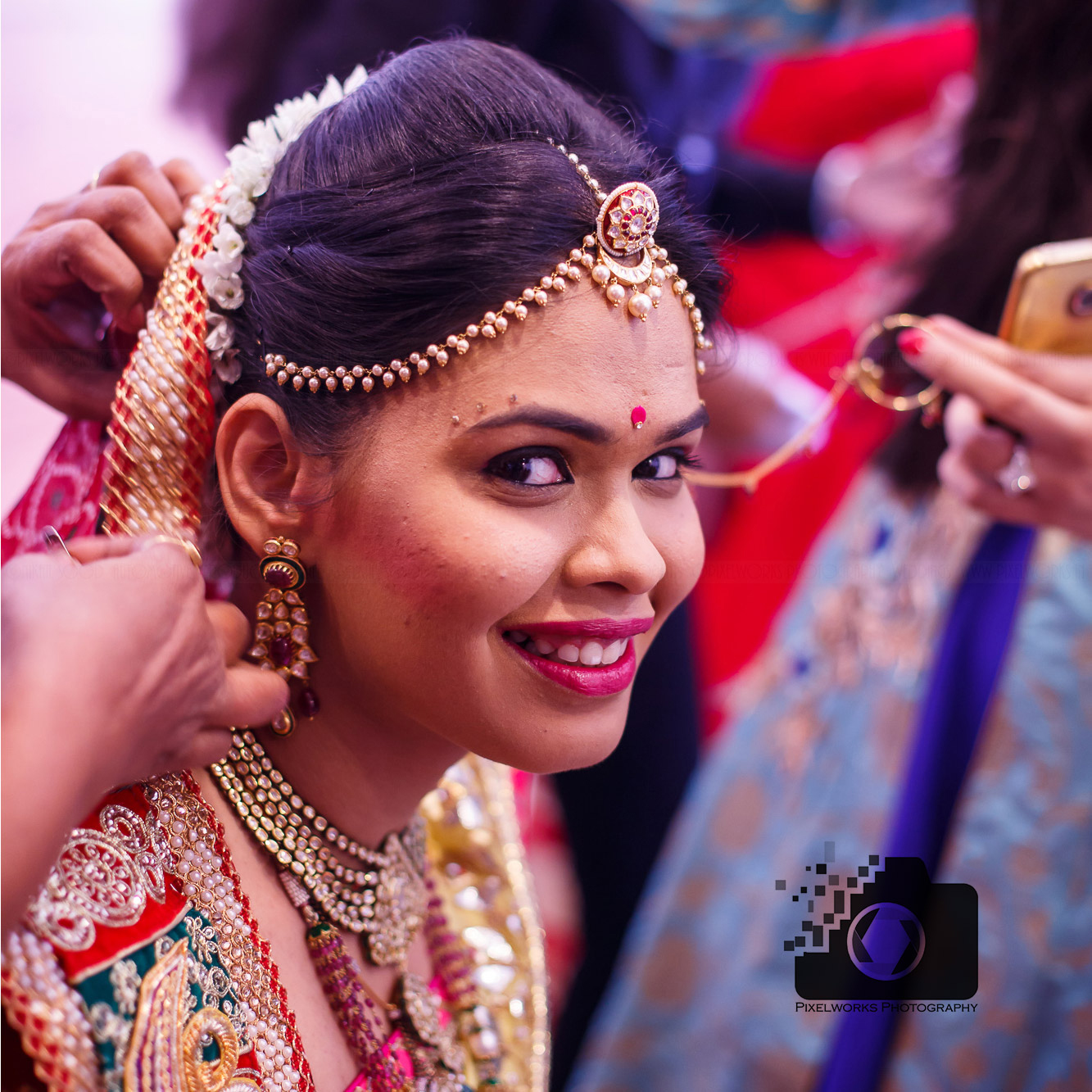 wedding Photographer in Viman Nagar bride getting ready