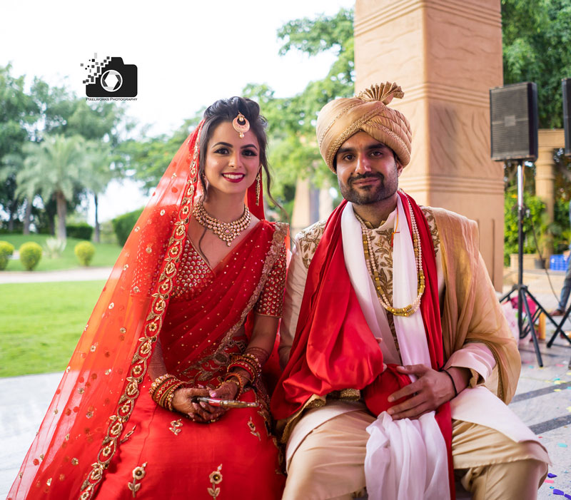 wedding photography sindhi couple 