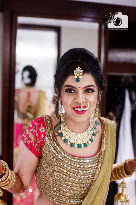 wedding Photographer in Viman Nagar happy bride