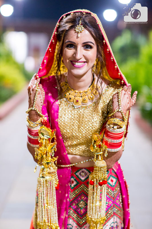 wedding photographer in kharadi happy bride