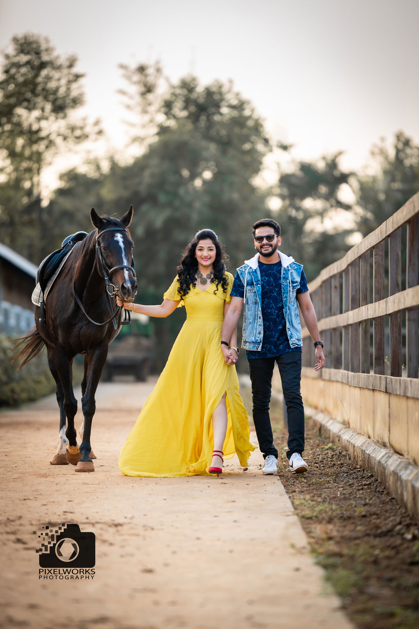 location for Pre wedding horses